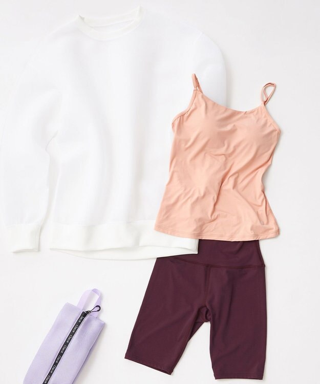 Chacott Chacott BALANCE スキンロングトップ【C BASIC】 サーモンピンク