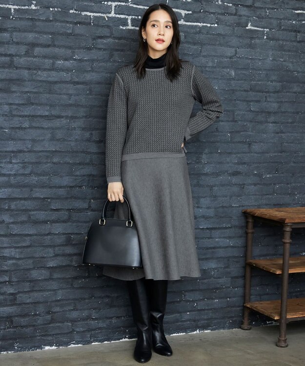 自由区 【MILOS】レザーポケット バッグ ブラック