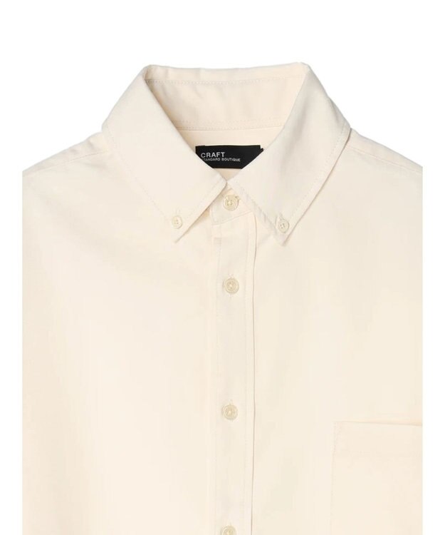 CRAFT STANDARD BOUTIQUE Ｔ／Ｒ　ボタンダウンシャツ Ivory