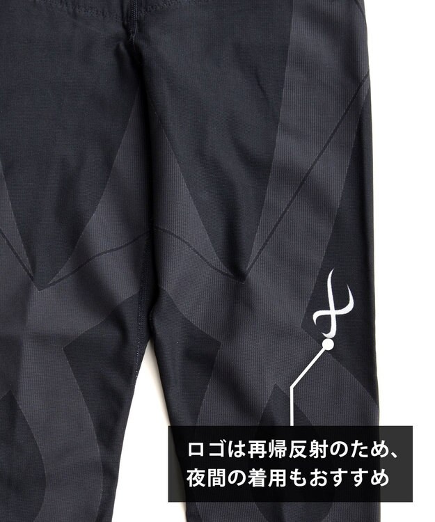 CW-X 【WOMEN】　スポーツタイツ　下半身フルサポート　ジェネレーターモデル　クール　熱・ムレを逃して涼しく快適　/ワコール　HZY279 ブラック