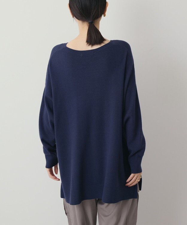AMERICAN HOLIC バイパチロングニットプルオーバー Navy