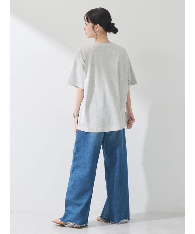 earth music&ecology ＣＨＩＣＮＥＳＳ　スリットＴ Gray