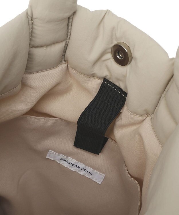 AMERICAN HOLIC パテッドホリホリトートバッグ Beige