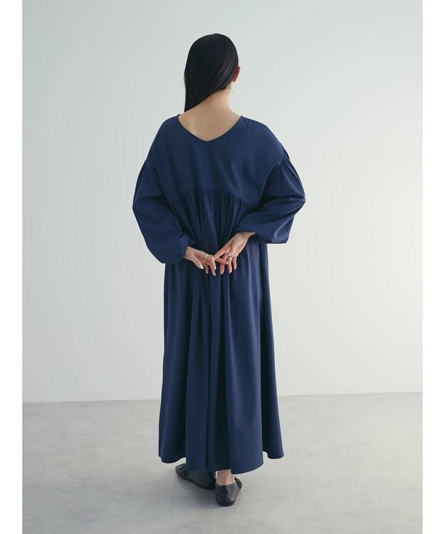 Green Parks armonia．２ｗａｙ袖ボリュームワンピース Navy