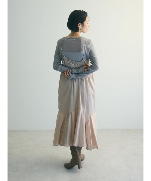 Green Parks ａ．マーメイドキャミワンピース Light Beige