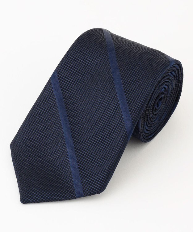 J.PRESS MEN 【GEOMETRIC JACQUARD COLLECTION】ジオメトリックジャガード ネクタイ ネイビー系1