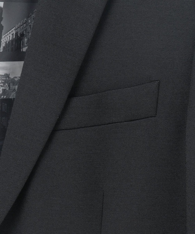 JOSEPH HOMME ウーステッドモックロディ ジャケット＜裏地：フォトコラージュプリント＞ グレー系1