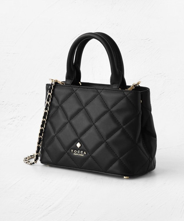 TOCCA 【ヨンア×大人百花コラボ】OPTARE BAG バッグ ブラックキルト