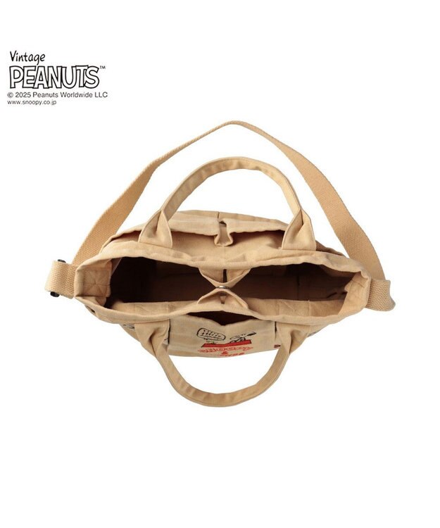 ROOTOTE 8421【スヌーピー】 IP.デリ.ポケッツ.ピーナッツ-0C 03：ベージュ