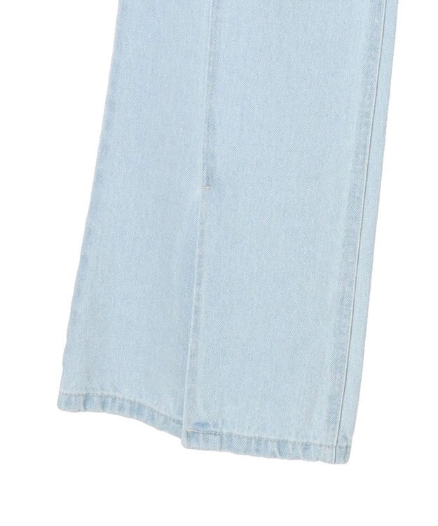 earth music&ecology センタースリットデニムパンツ Light Indigo