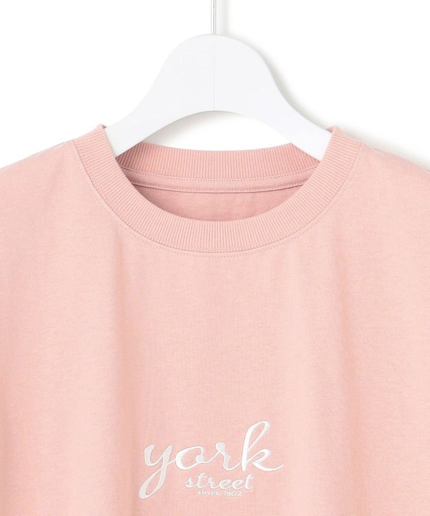 J.PRESS YORK STREET 【WOMEN】ベーシックロゴ Tシャツ ピンク系