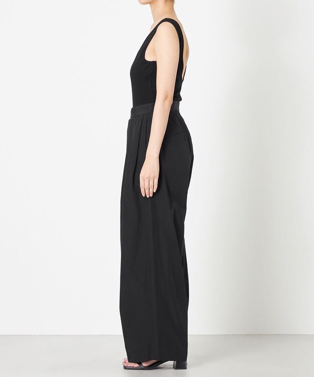 NAVE 【Nave・洗える】ドライタッサー パンツ ブラック系