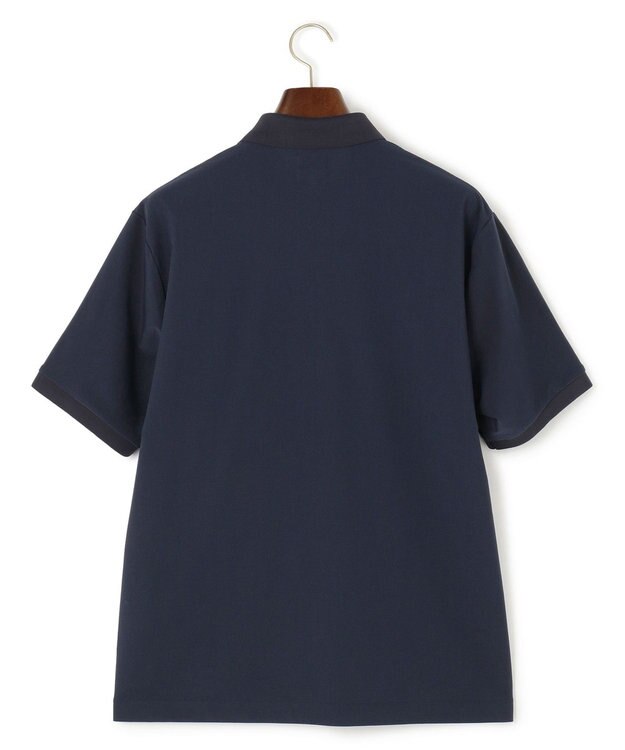 J.PRESS MEN 夏のアクティブシーンを驚くほど自由に！【接触冷感 / UVカット / ストレッチ / 防シワ / 洗える】【MECHANICAL】アクティブ ポロシャツ ネイビー系