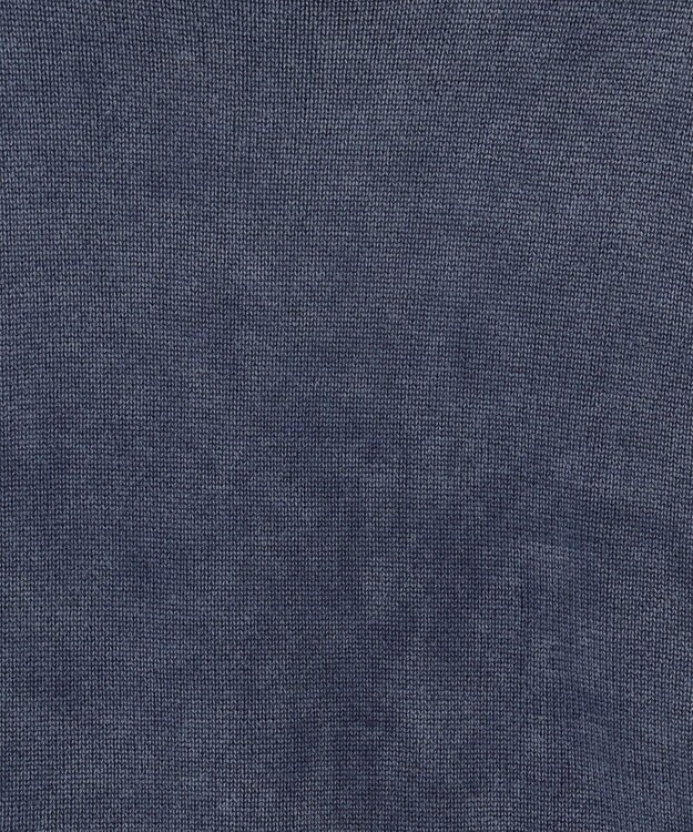 J.PRESS YORK STREET 【UNISEX】ピグメントコットン ガンジーニット ネイビー系