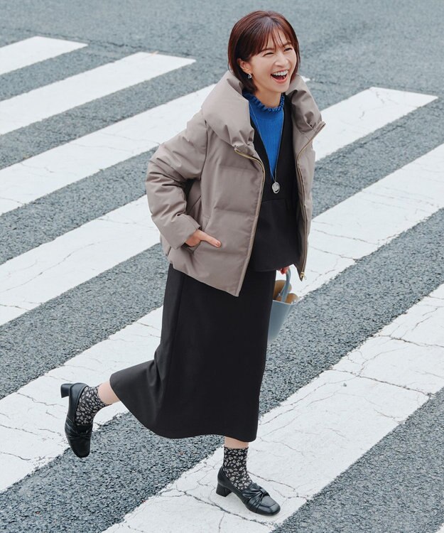 Tiaclasse 【安田美沙子さん着用】ペプラムジャンスカワンピース ブラック