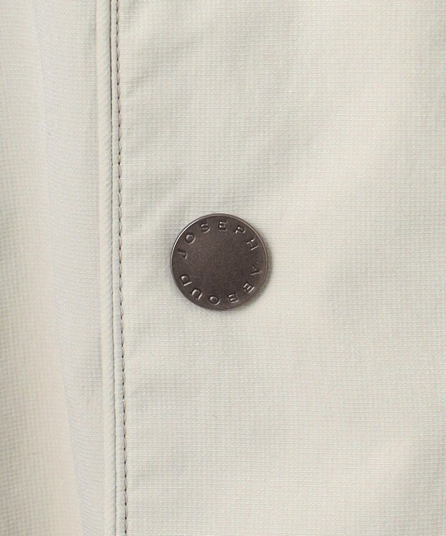 JOSEPH ABBOUD 【25SS・7ポケット/軽量/ECO撥水/インフード】ライトマイクロリップピーチ コート アイボリー系