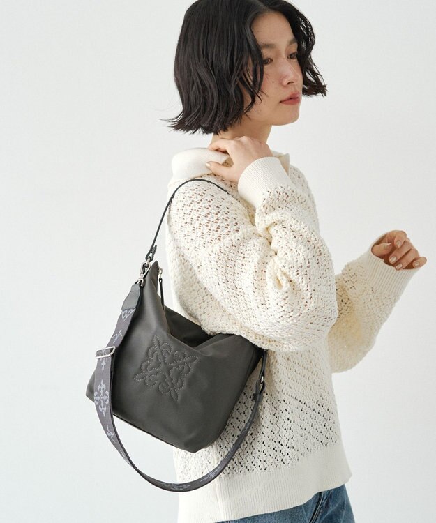 russet 《WEB限定》スタンダードミニショルダーバッグ <コーデュラナイロン>(CE-1719-WEB) Gray