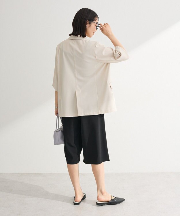 Green Parks シングル半袖ジャケット Natural