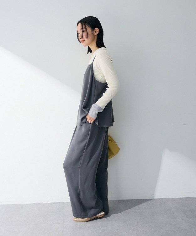 Green Parks レイヤー風　サロペット Gray