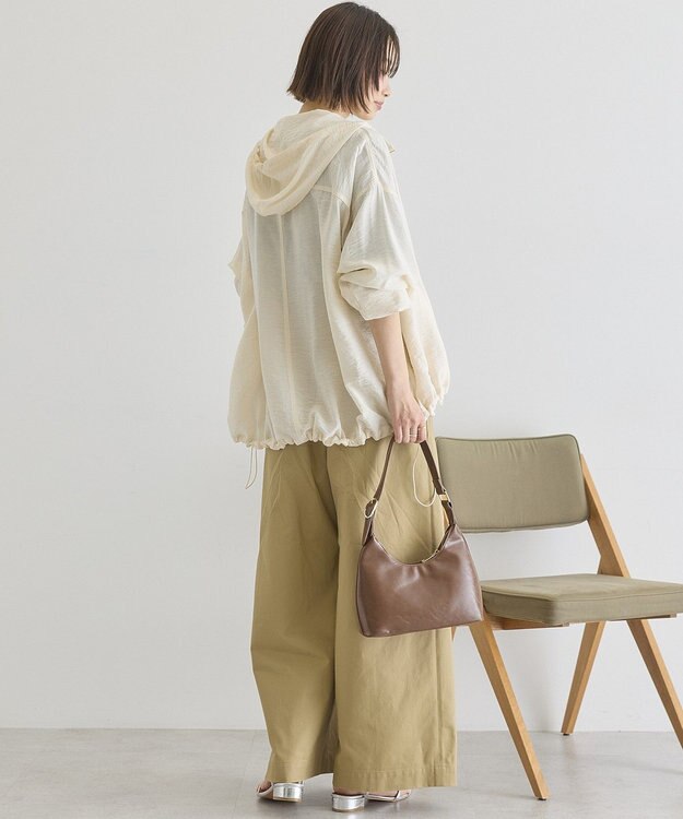 AMERICAN HOLIC フーディーシアーブルゾン Ivory