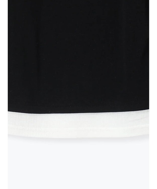 Te chichi レイヤードテレコトップス ブラック