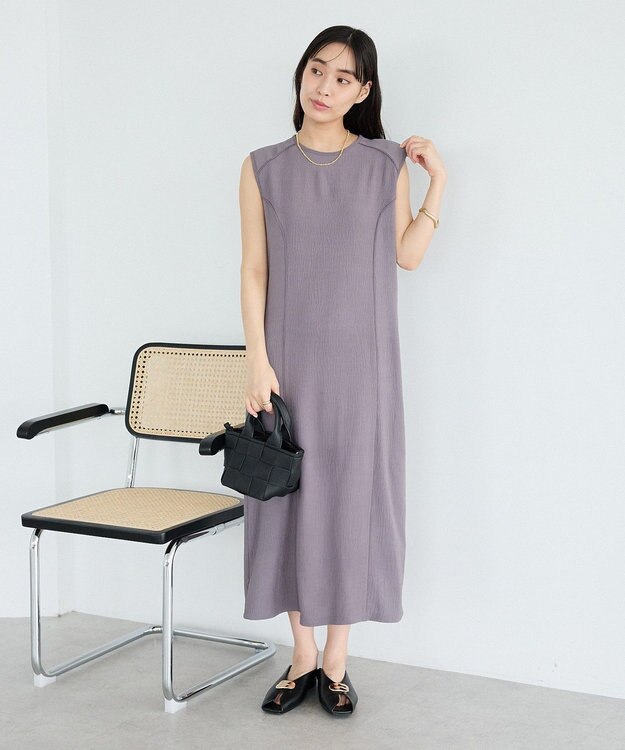 CRAFT STANDARD BOUTIQUE ノースリーブワンピース Gray