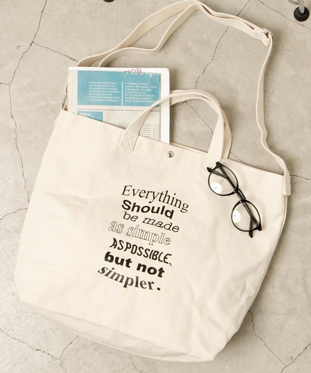 WEGO 2wayキャンバストート 柄10