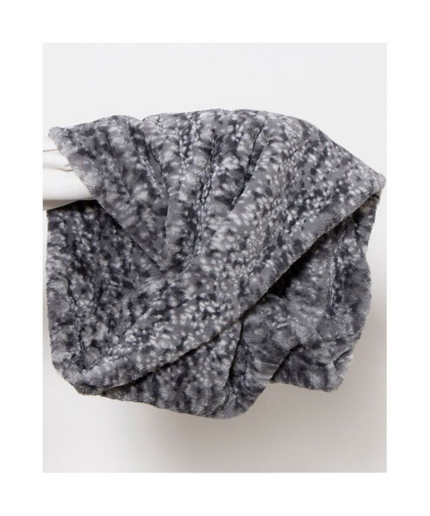 UNBILLION カシュネ cache nez / アニマル柄フェイクファースヌード GY