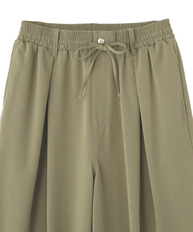 Green Parks サテンコクーンパンツ Khaki