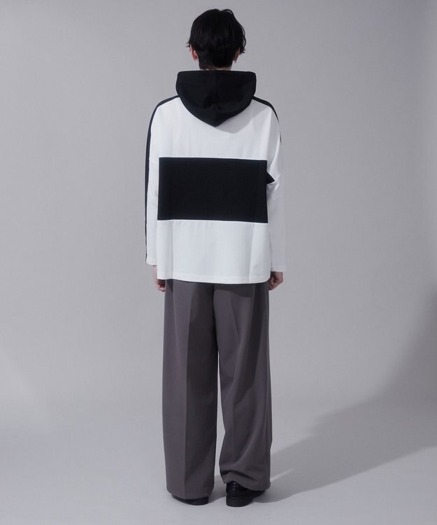 WEGO ドルマンポンチフードT（LS） ホワイト