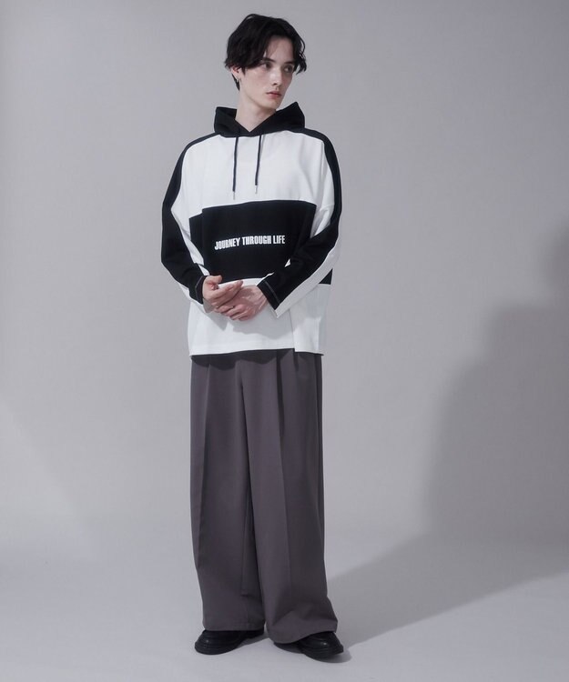 WEGO ドルマンポンチフードT（LS） ホワイト