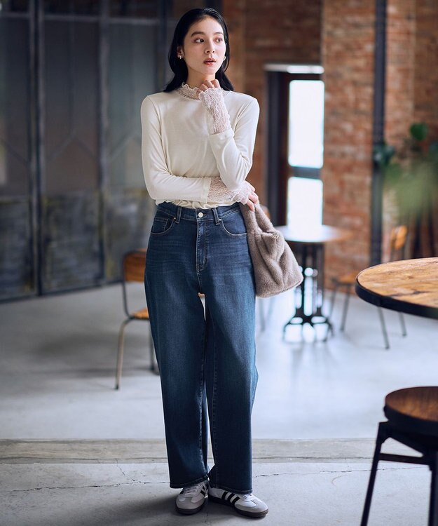 ANY L 【新色追加】シアーコンビタートル エクリュレース