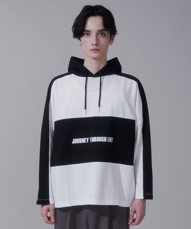 WEGO ドルマンポンチフードT（LS） ホワイト