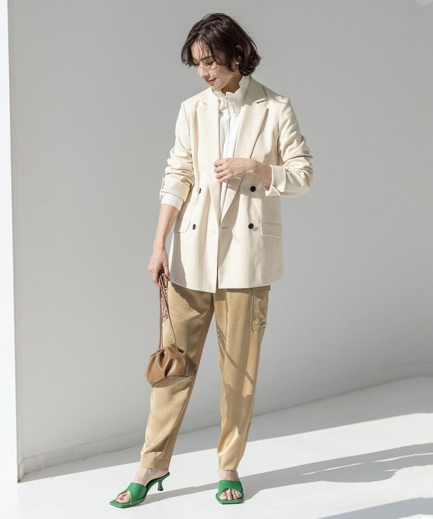 ICB 【WEB限定カラーあり・洗える】Calm カーゴパンツ サンドベージュ系