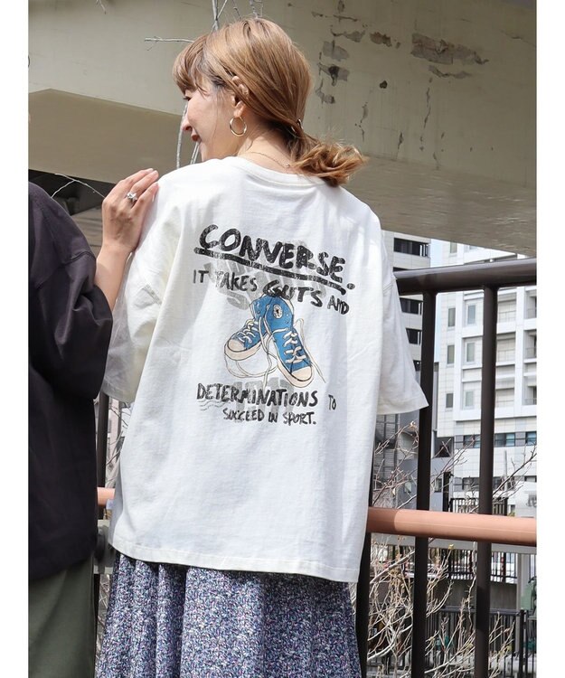 AMERICAN HOLIC ロゴカットプルオーバー／ＣＯＮＶＥＲＳＥ Ivory