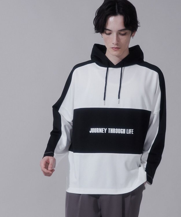 WEGO ドルマンポンチフードT（LS） ホワイト