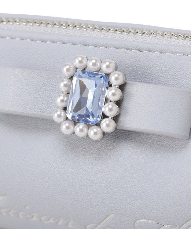 Maison de FLEUR ブルーマニアロングポーチ Grayish Blue