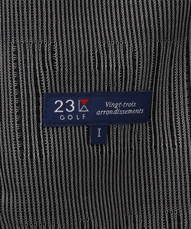 23区GOLF 【WOMEN】ロゴジャガードトラックジャケット ブラック系5