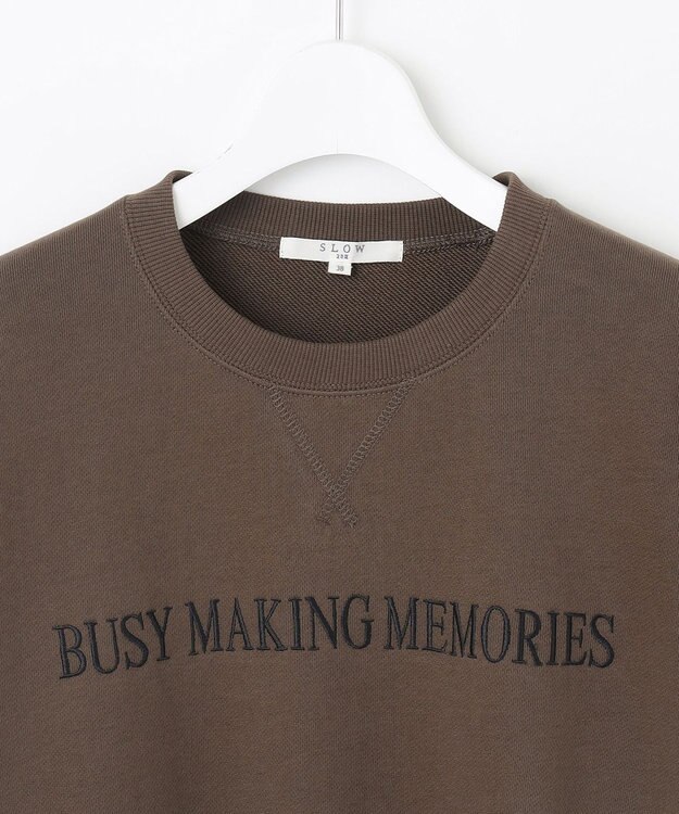 23区 L 【SLOW/一部店舗限定】ハイゲージテリー スウェット モカxブラック