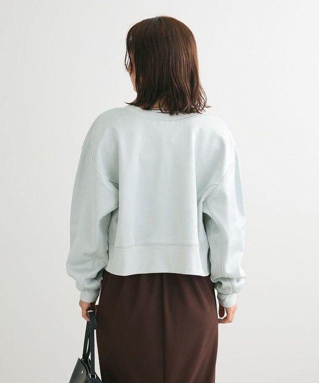 Green Parks サテンボンディングＺｉｐカーディガン Mint