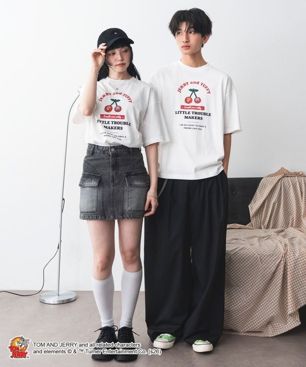 WEGO 【トムとジェリー/グレムリン/バットマン/ユニセックス着用ITEM/SMLサイズ展開】キャラクターズグラフィックT1（SS） 柄3