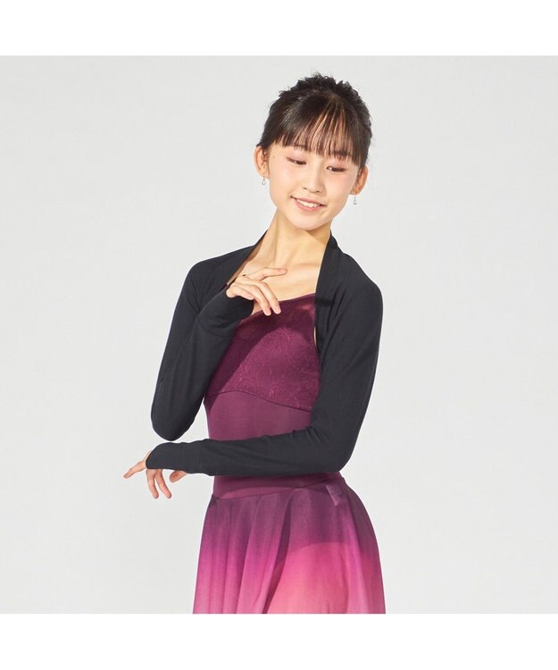 Chacott アームカバー ブラック