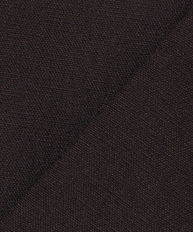 自由区 【セットアップ対応】リネンライクシンセティックノースリーブ ブラウス ダークブラウン