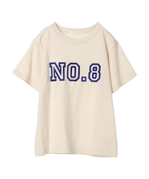 AMERICAN HOLIC フロッキーロゴカットプルオーバー1 Ivory