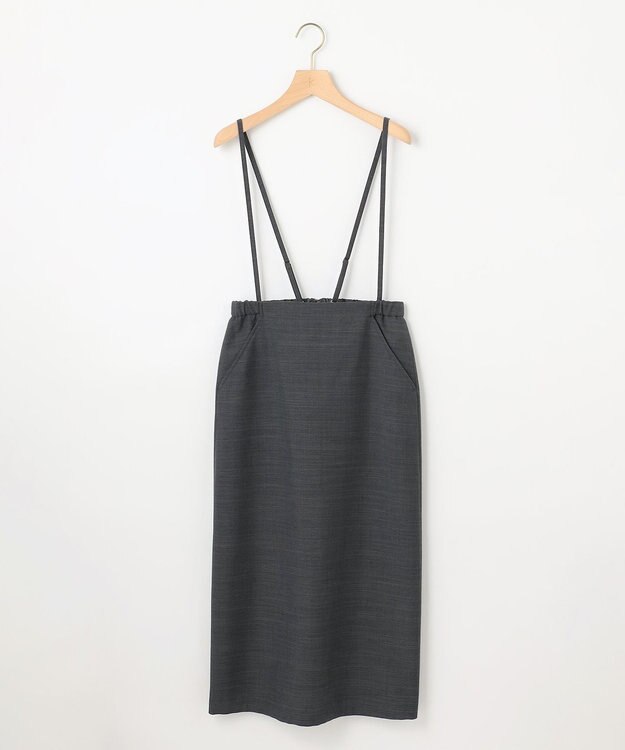 組曲 サスナロータイト スカート チャコールグレー系