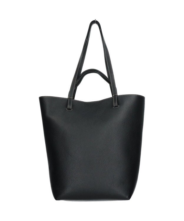 INTER-CHAUSSURES 【ANDREA CARDONE】シュリンクレザートート ブラック