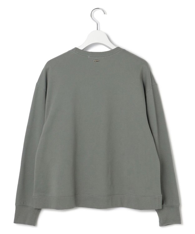 23区 【洗える】コットンテリー ロゴ スウェット モスグリーン系