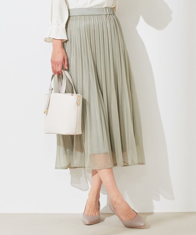 【洗える】ブライトシアープリーツ スカート / any SiS | ファッション通販 【公式通販】オンワード・クローゼット