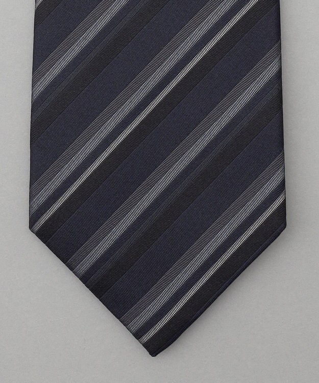 GOTAIRIKU GOTAIRIKU別注【MANTERO SETA/マンテロ・セタ】ネクタイ_レジメンタル ネイビー系1