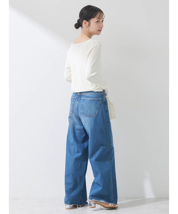 earth music&ecology ＳＥＴ２点カーディガン＋フラワーキャミ Ivory